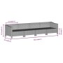 9-teiliges Gartenmöbel-Set und graue synthetische Rattankissen von vidaXL, Gartensets - Ref: Foro24-3187290, Preis: 702,41 €,...