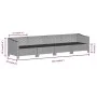 Set de muebles de jardín 9 pzas y cojines ratán sintético gris de vidaXL, Conjuntos de jardín - Ref: Foro24-3187290, Precio: ...