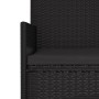 2-seater garden bench with black synthetic rattan cushions by vidaXL, garden benches - Ref: Foro24-319490, Price: 92,36 €, Di...