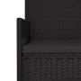 2-seater garden bench with black synthetic rattan cushions by vidaXL, garden benches - Ref: Foro24-319490, Price: 96,49 €, Di...