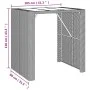 Bartisch und Gartenhocker 5 Stück Akazienholz PE Rattan grau von vidaXL, Gartensets - Ref: Foro24-3187701, Preis: 342,18 €, R...
