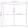 Toldo de vela cuadrado tela Oxford terracota 4x4 m