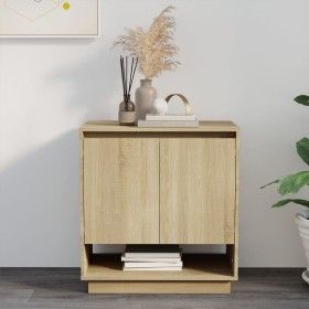 Sideboard aus Sonoma-Eichensperrholz, 70 x 41 x 75 cm von vidaXL, Sideboards - Ref: Foro24-809542, Preis: 72,37 €, Rabatt: %