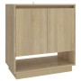 Aparador de madera contrachapada roble Sonoma 70x41x75 cm de vidaXL, Aparadores - Ref: Foro24-809542, Precio: 74,50 €, Descue...