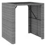 5-piece garden table and high stools with gray PE rattan cushions by vidaXL, Garden sets - Ref: Foro24-3187626, Price: 473,78...