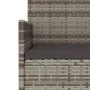 3-seater garden bench with gray synthetic rattan cushions by vidaXL, garden benches - Ref: Foro24-319493, Price: 87,75 €, Dis...