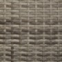 3-seater garden bench with gray synthetic rattan cushions by vidaXL, garden benches - Ref: Foro24-319493, Price: 94,53 €, Dis...