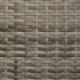 3-seater garden bench with gray synthetic rattan cushions by vidaXL, garden benches - Ref: Foro24-319493, Price: 87,75 €, Dis...