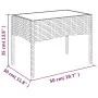 Garden set with 4-piece black synthetic rattan cushions by vidaXL, Garden sets - Ref: Foro24-319502, Price: 183,10 €, Discoun...