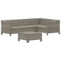 5-piece garden furniture set and gray synthetic rattan cushions by vidaXL, Garden sets - Ref: Foro24-3187273, Price: 368,13 €...