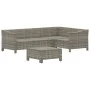 5-teiliges Gartenmöbel-Set und graue synthetische Rattankissen von vidaXL, Gartensets - Ref: Foro24-3187273, Preis: 381,83 €,...