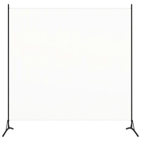 Biombo divisor de tela blanco 175x180 cm
