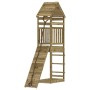 Kletterwand-Spielhaus aus imprägniertem Kiefernholz von vidaXL, Schaukeln und Spielgeräte - Ref: Foro24-3156900, Preis: 281,0...