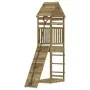 Pine Impregnated Wood Climbing Wall Playhouse by vidaXL, Swings and play structures - Ref: Foro24-3156900, Price: 271,68 €, D...