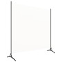 Biombo divisor de tela blanco 175x180 cm