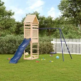 Outdoor playground made of solid pine wood by vidaXL, Swings and play structures - Ref: Foro24-3156907, Price: 291,59 €, Disc...