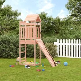 Parque infantil con pared de escalada madera abeto Douglas by vidaXL, Swings and play structures - Ref: Foro24-3156941, Price...