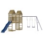 Spielplatz im Freien aus imprägniertem Kiefernholz von vidaXL, Schaukeln und Spielgeräte - Ref: Foro24-3156936, Preis: 709,19...