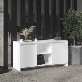 Weißer TV-Schrank aus Sperrholz, 102 x 37,5 x 52,5 cm von vidaXL, TV-Möbel - Ref: Foro24-809791, Preis: 92,34 €, Rabatt: %