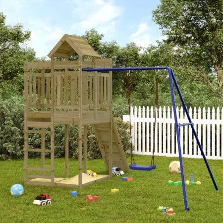 Impregnated pine wood outdoor playground by vidaXL, Swings and play structures - Ref: Foro24-3156879, Price: 483,89 €, Discou...