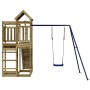 Spielplatz im Freien aus imprägniertem Kiefernholz von vidaXL, Schaukeln und Spielgeräte - Ref: Foro24-3156879, Preis: 489,95...