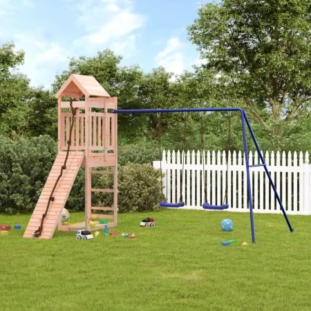 Outdoor solid Douglas wood playground by vidaXL, Swings and play structures - Ref: Foro24-3156947, Price: 338,01 €, Discount: %