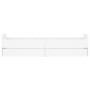 Estructura de cama con cajones blanco 100x200 cm