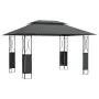 Pavillon mit anthrazitgrauem Stahldach 400x300x270 cm von vidaXL, Zelte und Pavillons - Ref: Foro24-360142, Preis: 243,09 €, ...