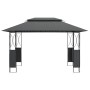 Gazebo with anthracite gray steel roof 400x300x270 cm by vidaXL, Tents and gazebos - Ref: Foro24-360142, Price: 277,70 €, Dis...