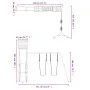 Parque infantil de exterior madera maciza Douglas de vidaXL, Columpios y estructuras de juegos - Ref: Foro24-3156914, Precio:...