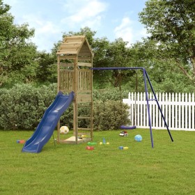 Spielplatz im Freien aus imprägniertem Kiefernholz von vidaXL, Schaukeln und Spielgeräte - Ref: Foro24-3156909, Preis: 325,90...