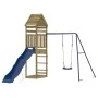 Spielplatz im Freien aus imprägniertem Kiefernholz von vidaXL, Schaukeln und Spielgeräte - Ref: Foro24-3156909, Preis: 317,65...