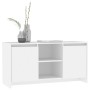 Weißer TV-Schrank aus Sperrholz, 102 x 37,5 x 52,5 cm von vidaXL, TV-Möbel - Ref: Foro24-809791, Preis: 92,34 €, Rabatt: %
