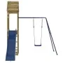 Spielplatz im Freien aus imprägniertem Kiefernholz von vidaXL, Schaukeln und Spielgeräte - Ref: Foro24-3156909, Preis: 317,65...