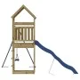 Spielplatz im Freien aus imprägniertem Kiefernholz von vidaXL, Schaukeln und Spielgeräte - Ref: Foro24-3156909, Preis: 317,65...