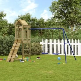 Impregnated pine wood outdoor playground by vidaXL, Swings and play structures - Ref: Foro24-3156948, Price: 355,28 €, Discou...