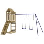 Spielplatz im Freien aus imprägniertem Kiefernholz von vidaXL, Schaukeln und Spielgeräte - Ref: Foro24-3156948, Preis: 381,59...