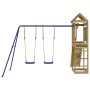 Spielplatz im Freien aus imprägniertem Kiefernholz von vidaXL, Schaukeln und Spielgeräte - Ref: Foro24-3156948, Preis: 381,59...
