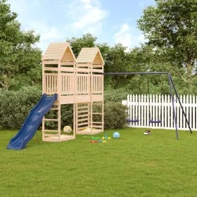 Parque infantil de exterior madera maciza de pino by vidaXL, Swings and play structures - Ref: Foro24-3156934, Price: 628,86 ...