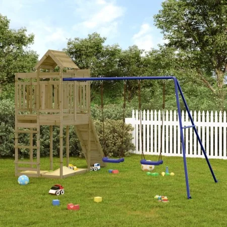 Spielplatz im Freien imprägniertes Kiefernholz von vidaXL, Schaukeln und Spielgeräte - Ref: Foro24-3156882, Preis: 492,48 €, ...