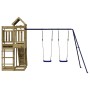 Spielplatz im Freien imprägniertes Kiefernholz von vidaXL, Schaukeln und Spielgeräte - Ref: Foro24-3156882, Preis: 499,42 €, ...