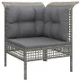 6-piece garden furniture set and gray synthetic rattan cushions by vidaXL, Garden sets - Ref: Foro24-3187487, Price: 338,38 €...