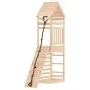 Playground with climbing wall solid pine wood by vidaXL, Swings and play structures - Ref: Foro24-3156919, Price: 265,79 €, D...