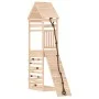 Playground with climbing wall solid pine wood by vidaXL, Swings and play structures - Ref: Foro24-3156919, Price: 265,79 €, D...