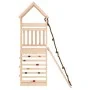 Playground with climbing wall solid pine wood by vidaXL, Swings and play structures - Ref: Foro24-3156919, Price: 265,79 €, D...