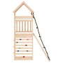 Spielplatz mit Kletterwand aus massivem Kiefernholz von vidaXL, Schaukeln und Spielgeräte - Ref: Foro24-3156919, Preis: 199,5...
