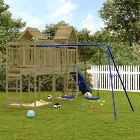 Outdoor playground made of impregnated pine wood by vidaXL, Swings and play structures - Ref: Foro24-3156894, Price: 766,61 €...