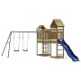 Spielplatz im Freien imprägniertes Kiefernholz von vidaXL, Schaukeln und Spielgeräte - Ref: Foro24-3156894, Preis: 775,89 €, ...