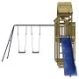 Parque infantil de exterior madera de pino impregnada de vidaXL, Columpios y estructuras de juegos - Ref: Foro24-3156894, Pre...
