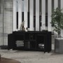 Möbel für TV, schwarzes Sperrholz 102x37,5x52,5 cm von vidaXL, TV-Möbel - Ref: Foro24-809792, Preis: 78,46 €, Rabatt: %